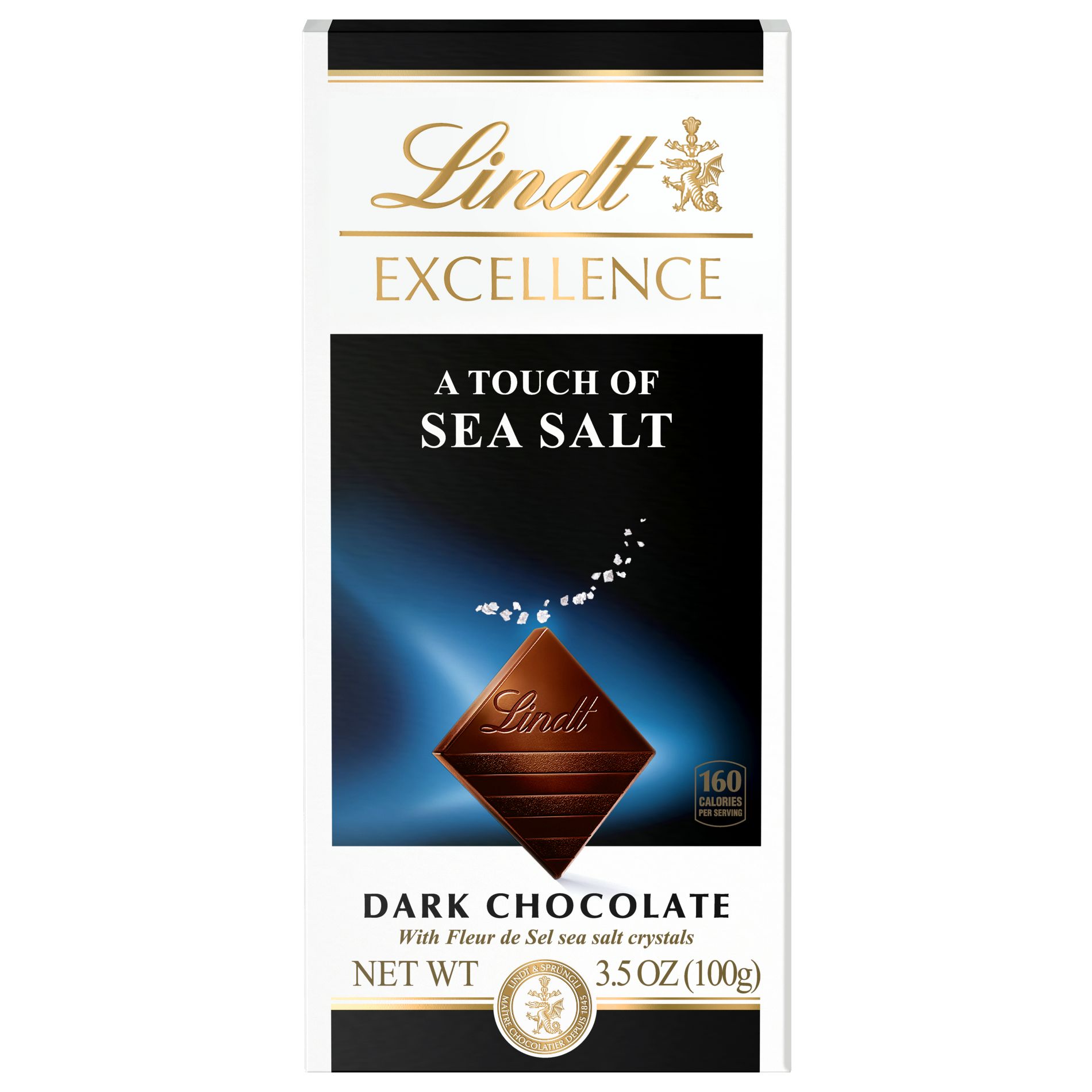 Lindt Excellence Sea Salt Dark Chocolate Candy Bar - 3.5 oz.