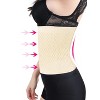 Unique Bargains Mesh Breathable Postpartum Belly Abdominal Shaping Belt Waist Wrapping Shaper Cincher Corset Shapewear Beige X-Large - 4 of 4