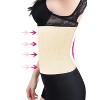 Unique Bargains Mesh Breathable Postpartum Belly Abdominal Shaping Belt Waist Wrapping Shaper Cincher Corset Shapewear Beige X-Large - image 4 of 4