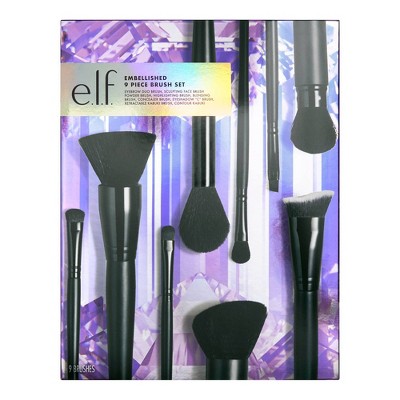 e.l.f. Embellished Brush Holiday Gift Set - 9ct