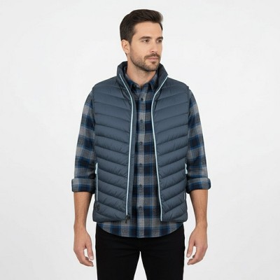 MOBILE WARMING Mens Backcountry Xtera Heated Puffer Vest Large Arctic Blue — фото 5
