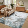 Washable Modern Abstract Rug Non Slip Low Pile Rug Soft Contemporary Throw Floor Cover Foldable Indoor Carpet for Living Room Bedroom - 4 of 4