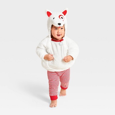 Infant and Toddler Bullseye Halloween Costume Pullover - Hyde and EEK! Boutique™ Red/White