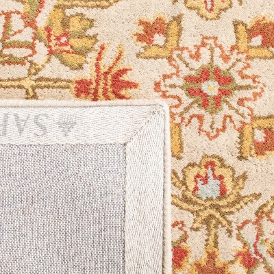 Grey and Light Gold Hand-Tufted Wool Area Rug