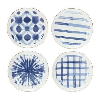 Melrose Tie-Dye Ceramic Plate (Set of 4)