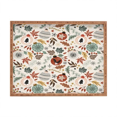 Marta Barragan Camarasa Christmas details I Rectangular Tray -Deny Designs