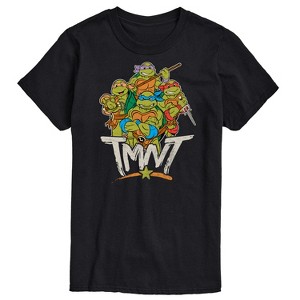 Men's - Teenage Mutant Ninja Turtles - Rebel Road Group Short Sleeve Graphic T-Shirt - 1 of 4