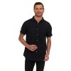 Canada Weather Gear Men’s Seersucker Button-Down Shirt – Short Sleeve Solid Textured Short Sleeve Shirt with Chest Pocket - 3 of 4