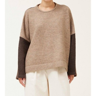 Women's Settle For Less Color Block Sweater - GRADE & GATHER