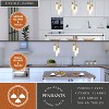 VAXCEL Thalia 3L Contemporary Pendant Light White Pill Glass - 2 of 4