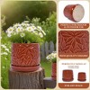 SpassWay 8" Dia Outdoor Indoor Ceramic Planter Pot Decorative Planter with Drainage Hole Patio Flower Pot - 3 of 4