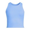 Lands' End Women's Chlorine Resistant High Neck Racerback Midkini Swimsuit Top - 3 of 3