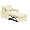 Kumasinova 71" 3-in-1 Convertible Cloud Couch,Sleeper Chair with Adjustable Backrest,Velvet Folding Sofa Bed  for Small Spaces,Living Room Furniture - 3 of 4