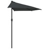 vidaXL Patio Umbrella Anthracite Polyester, Aluminum, Steel 106.3x56.7 in - 4 of 4