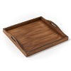 The Lakeside Collection Wooden Ottoman Tray - Appetizer Tray for Parties or Lounging - 4 of 4