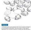 Unique Bargains Flat Back Acrylic Teardrop Rhinestone Embellishments 50 Pcs - 4 of 4