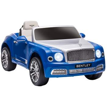 Aosom Bentley 12V Ride on Car with Remote Control, Battery Powered Car with Suspension, Startup Sound, Forward & Backward Function, LED Lights, MP3, Horn, Music, 2 Motors, for 37-72 Months