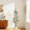 4/5/6/7FT Artificial Olive Tree, Faux Silk Plant with Natural Wood Trunk, Lifelike Fruits, Imitation Ceramic Planter & Green Moss for Home Office - 2 of 4