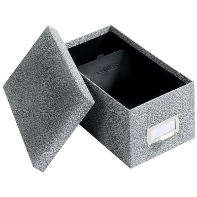 Globe-Weis Index Card File Box Black Agate 1000 Card Capacity (GLW 94 BLA) 194407