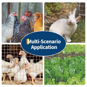 Hardware Cloth Heavy Duty Galvanized Chicken Wire Mesh Roll, Hot-Dipped After Welding for Chicken Coop, Rabbit Cages Garden Fencing – Poultry Netting - 1 of 4