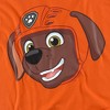 Paw Patrol Zuma Grin Kids T Shirt For Youth, Orange - 3 of 4