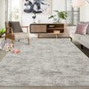 TROPOWLarge Area Rugs Washable Modern Foldable Thin Indoor Non Slip Low Pile Carpet Plain Pattern Print Mat for Bedroom, Bedside, Kids Room - 2 of 4
