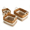 Plum & Post Key Largo Rectangular Baskets, Set Of 3 - 2 of 4