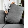 CAVINAS Retractable 3 Seater Sofa, Corduroy Sofa, Upholstered Flexible Sofa, Upholstered Couches for Living Room, Apartment - 4 of 4