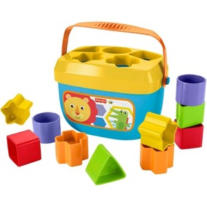10-Piece Shape Sorting and Stacking Blocks for Babies 6+ Months - 1 of 4