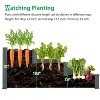 Kelly 3-tier Wooden Garden Bed, Raised Patio Flower Box, Outdoor Furniture - The Pop Home - 4 of 4
