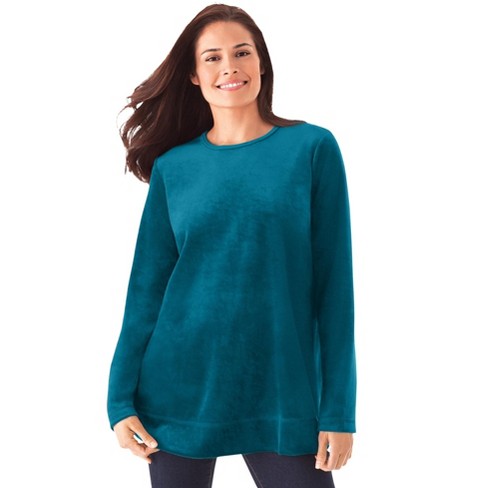 Velour shops tunic s