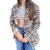 Women's Plaid Wool Jacket - Pretty Garbage - 3 of 3