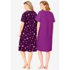 Dreams & Co. Plus Size 2-Pack Short-Sleeve Sleepshirt - 3 of 4