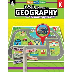 180 Days(tm) Geography for Kindergarten - (180 Days of Practice) by  Jessica Hathaway (Paperback) - 1 of 1