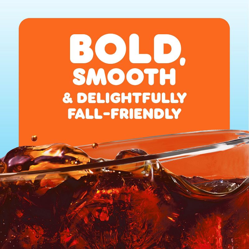 Dunkin&#8217; Pumpkin Spice Flavored Cold Brew Coffee Concentrate Medium Roast Coffee - 31oz, 4 of 11