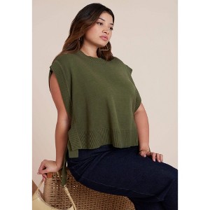 ELOQUII Overlay Sweater - 1 of 4