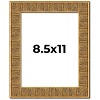 PosterPalooza | Photo Size Sculpted Black Picture Frame - UV Acrylic, Foam Board Backing, Hanging Hardware - 2 of 4