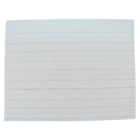 Newsprint Handwriting Paper, Skip-A-Line, Grade 1, 1 x 1/2 x 1/2 Ruled  Long, 11 x 8-1/2, 500 Sheets - PAC2631, Dixon Ticonderoga Co - Pacon