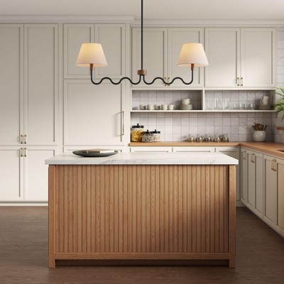 Modway Sunlit Squiggle 2 Arm Pendant Light