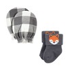 Hudson Baby Infant Boy Socks and Mittens Set, Woodland Boy, 0-6 Months - 3 of 4