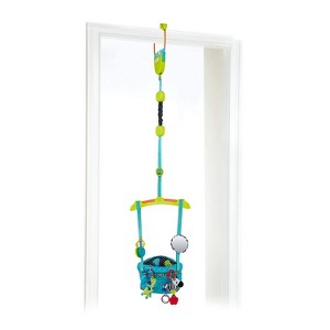 Tramull Bright Starts Bounce 'N Spring Deluxe Door Jumper, Blue - 1 of 1