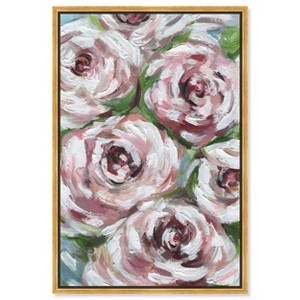 Art Remedy Doll Memories - Textured Roses Beach Life Inspired Wall Art Framed - 1 of 4