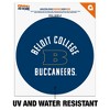 Beloit College Buccaneers Logo Automotive Car Window Locker Circle Bumper Sticker - 2 of 4