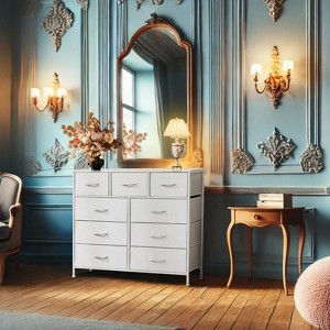 ALEXOUN 9-Drawer Dresser,Fabric Storage Tower  Tall Chest Organizer Unit With Fabric Bins,For Bedroom, Hallway, Entryway, Closet - 1 of 4