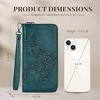 BEAFUP Womens Wallet - RFID Embossed Vegan Leather Multi Card Slots Wallets,Large Capacity Wristlet Travel Purse for Women - 3 of 4