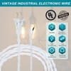 Unique Bargains Extension DIY Repairing Twisted Cloth Covered Lamp Wire with Plug 18 AWG - 3 of 4