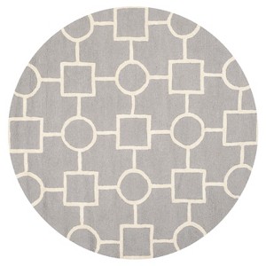 Sumner Texture Wool Rug - Silver / Ivory (6