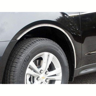 QAA is Compatible with 2010-2017 Chevrolet Equinox 6 Piece Stainless Wheel Well Accent Trim WQ50160