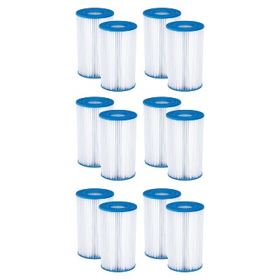 Summer Waves Replacement Type B Swimming Pool and Hot Tub Spa Cartridge with Heavy Duty Ultimate Filtration Paper