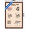 Trends International Pusheen - Thankful Framed Wall Poster Prints - 3 of 4